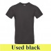 TU03T B&C #E190 unisex T-Shirt used black